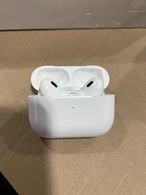 Photo 1 of Apple AirPods Pro (2nd generation) with MagSafe Charging Case (USB-C) (Renewed)