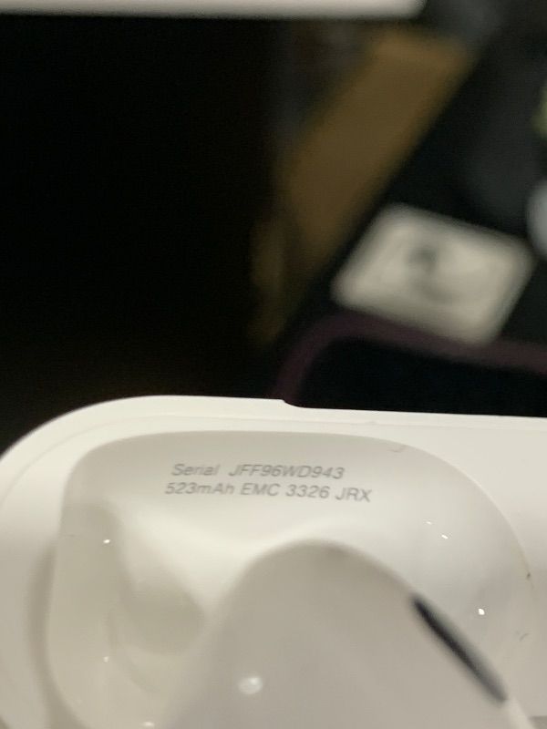 Photo 1 of Apple AirPods Pro (2nd generation) with MagSafe Charging Case (USB-C) (Renewed)