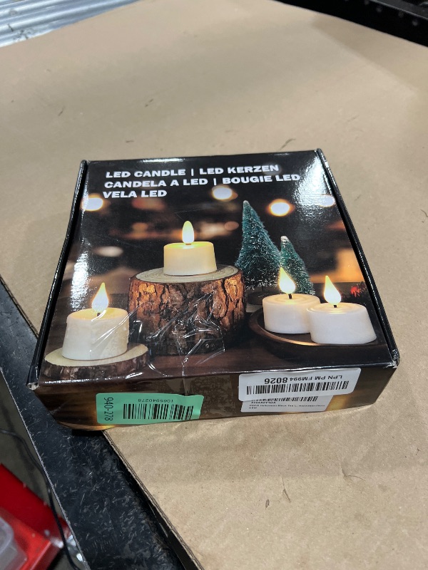 Photo 1 of FPOO Halloween Black Tea Light Candles, 12 Packs Rechargeable LED Tea Lights, Small Pumpkins Lights Flameless Fake Candles, Electric Candle Halloween décor (Build in Timer)