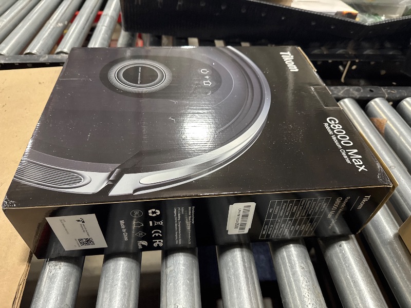Photo 1 of Tikom Robot Vacuum and Mop Combo, 5000Pa Robotic Vacuum Cleaner, 150 Min Max, App & Remote Control, Ideal for Hard Floor, Carpet, Pet Hair, Self-Charge(G8000 Max)