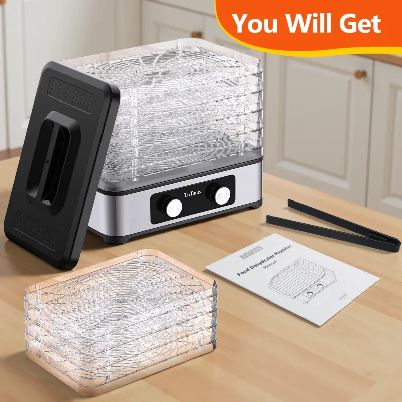 Photo 1 of  Food Dehydrator, 9 Trays Electric Dehydrated Dryer with Adjustable 48H Timer & 95-176? Temperature Control, Dehydrator for Food and Jerky, Fruits, Veggies, Pet Treat