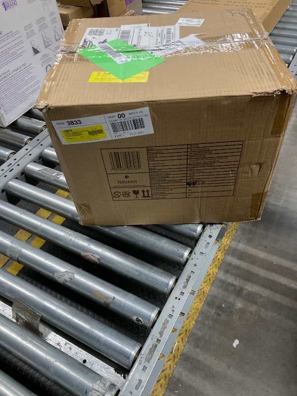 Photo 1 of ***(MISSING PIECES -INCOMPLETE SET -SELLING AS IS)*** Navaris Linen Artisan Stoneware Dinnerware Set (11 Pieces) - Dishwasher and Microwave Safe Plates, Bowls - Charcoal Black