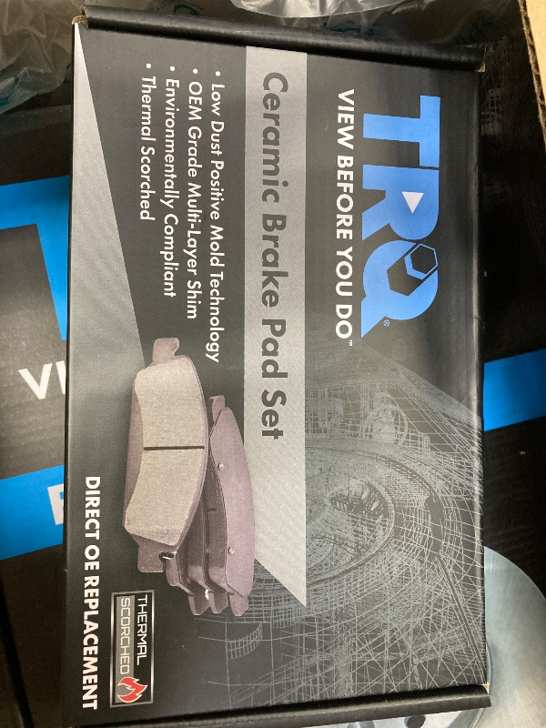 Photo 1 of ***1 ROTOR AND 1 BOX BRAKE PADS ONLY***TRQ  CERAMIC BRAKE PAD AND BRAKE ROTOR