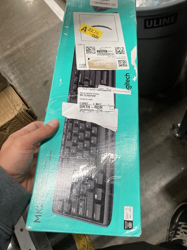 Photo 1 of ***ONLY KEYBOARD IS INCLUDED***Logitech MK270 Wireless Keyboard and Mouse Combo for Windows, 2.4 GHz, 8 Multimedia Keys, PC, Laptop, Wireless Keyboard Compact Mouse Combo - Black***ONLY KEYBOARD IS INCLUDED**