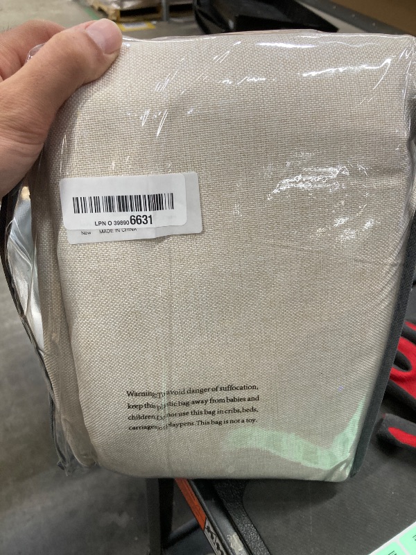 Photo 1 of 100% Blackout Shield Linen Blackout Curtains for Bedroom 96 Inches Long, Back Tab/Rod Pocket Living Room Drapes, Thermal Insulated Blackout Curtains 2 Panels Set, 50" W x 96" L,Cream