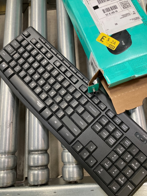 Photo 1 of ***(PARTS MISSING -SELLING AS IS)*** Logitech MK295 Wireless Keyboard Combo with Silent Touch Technology, Full Numpad, Advanced Optical Tracking, Lag-Free Wireless, 90% Less Noise - Graphite