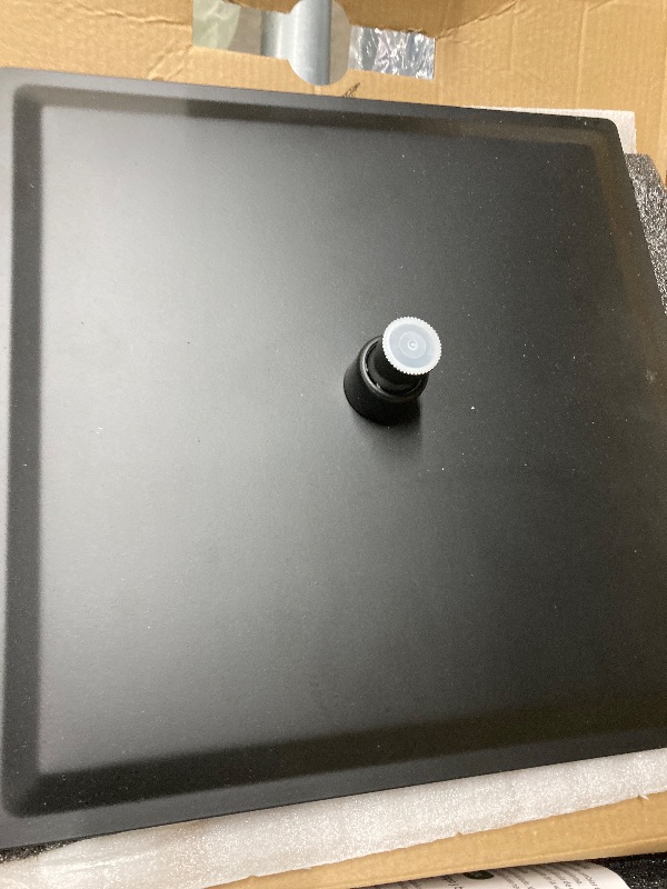 Photo 1 of *Scratched* LCEVCGK Shower Faucet Set Complete Matte Black Shower System with 12 inch Square Rainfall Shower Head 3-Function Handheld Shower Waterfall Bathtub Spout Rain Shower Combo Set Bathroom Wall Mounted