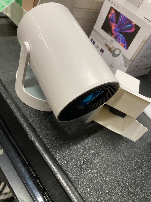 Photo 1 of ?Electric Focus?Magcubic Mini Projector 4K Support, Portable Projector with WiFi 6 and Bluetooth 5.4, Smart Proyector, 5W Soundbase Speaker, 180°Rotation for Home Theater