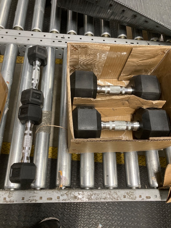 Photo 1 of *HEAVY* *Set A* CAP Barbell 50lb Coated Hex Dumbbells, 5x2 20x2, Part of 150lb Set