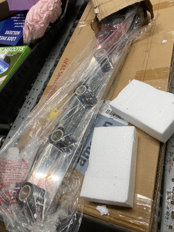 Photo 1 of *NO Lights* Design House 509653 5-Light Vanity Strip Light Contemporary Dimmable for Bathroom, Bedroom, Makeup Vanity, Polished Chrome