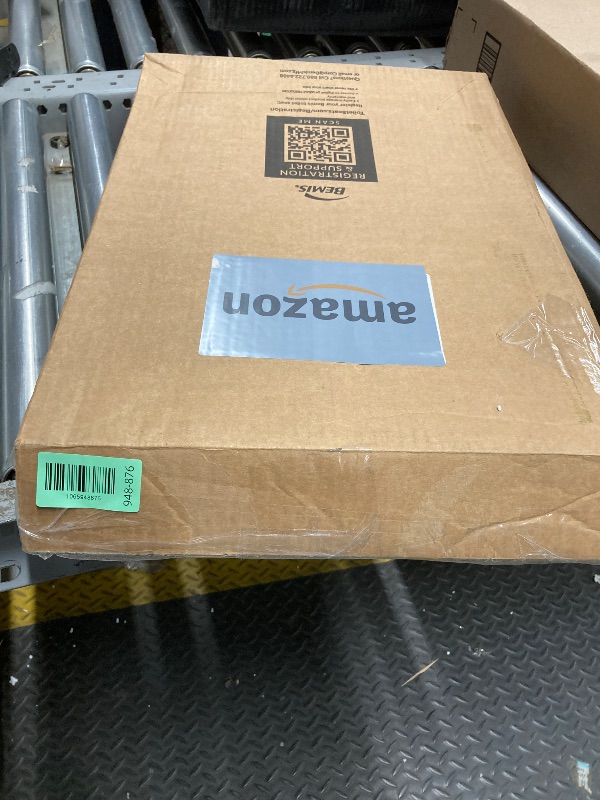 Photo 1 of *Pieces broken* Mayfair Linden Slow Close Toilet Seat, Non Slip Heavy Duty Wood, Easy Install, Elongated, White