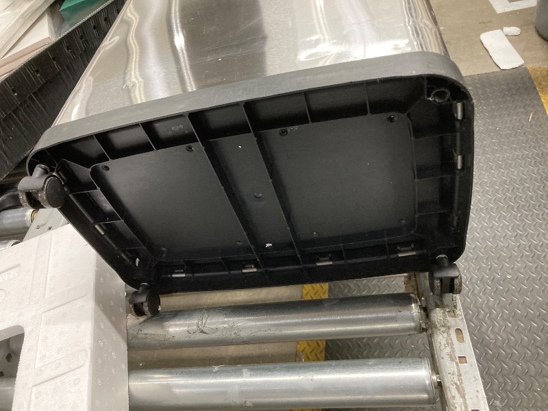 Photo 1 of *Dents* *Missing lid/Wheel missing* iTouchless 21 Gallon Open Top Kitchen Trash Can Recycling Bin with Wheels and Double Odor Filters Rectangular Commercial Stainless Steel 80 Liter Trashcan Home Office Work Bedroom Livingroom Garage