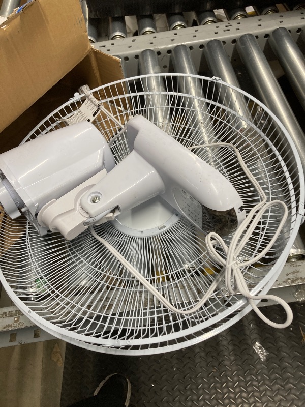 Photo 1 of *PARTS ONLY* Commercial Cool 16 inch Wall Fan with Remote, White (CCFWR16W)