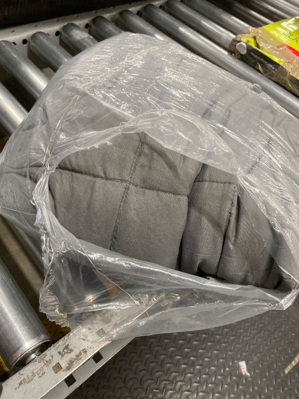 Photo 1 of *PLEASE CLEAN* Weighted Blanket, Gray