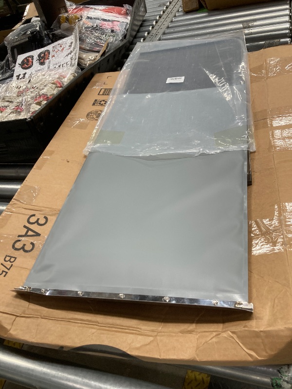 Photo 1 of *Used/Bent* 3-Flap Extra Large Dog Door Replacement Flap with Screws,Compatible with PetSafe Freedom Doggie Doors PAC 11-11040,13 1/8" X 24 7/8",Pet Door Replacement Flap for Extreme Weather Resistance-20 to120°F