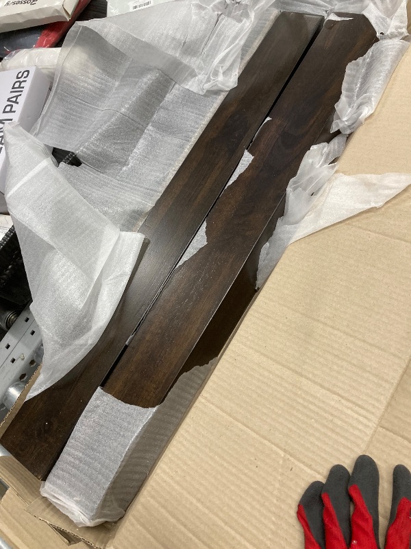 Photo 1 of *Table Unknown * JUST LEGS* Dark Wooden Legs for Table 