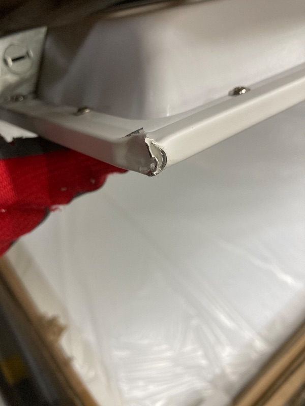 Photo 1 of *HEAVY * Damage to corners?* SLAclite 6 Pack 2x4 LED Flat Panel Light 50/40/35/30/25W 6500lm Adjustable, 0-10V Dimmable LED Flush Mount Ceiling Light Fixtures, 2.7K/3K/3.5K/4K/5K Selectable for Office Kitchen Garage - ETL Listed