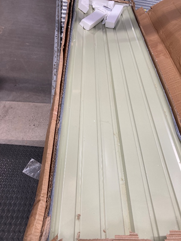 Photo 1 of *Water damage?* NeatiEase 20 Pcs Metal Roofing Panels, 5.1 Feet Corrugated Galvanized Roofing Panels Metal Siding Panels with Steel Screws for Pergola, Gazebo, Shed, Outdoor Storage, Chicken Coop, Patio,Garages