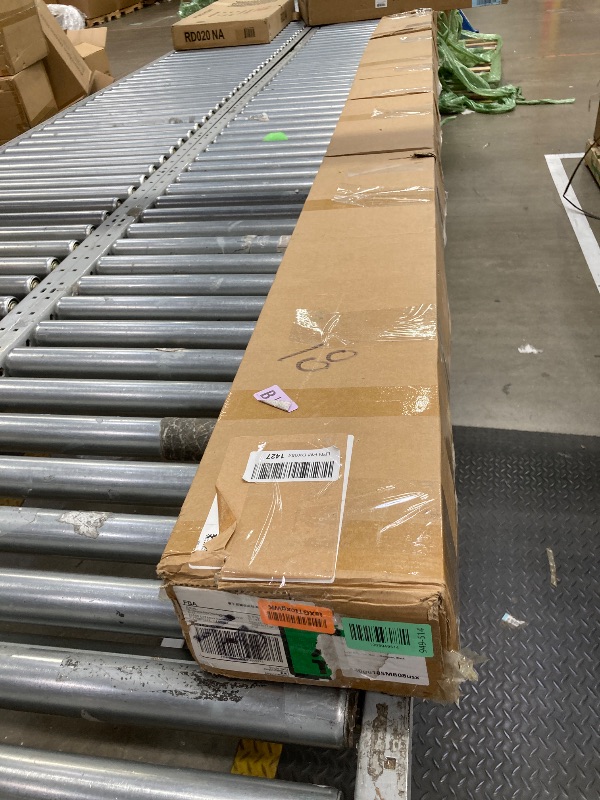 Photo 1 of *Scratched from use* Art3d WPC Slat Wall Panels, 8-Pack 108 x 6 Inch 3D Wall Accents for Interior Wall Decor, Living Room, Bedroom, Black