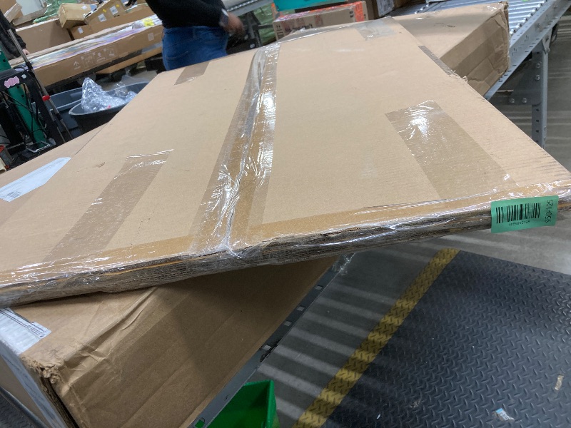 Photo 1 of *Plastic part cracked* Americanflat 24x34 Poster Frame with Polished Plexiglass - Use as 20x30 Frame with Mat or Display 24x34 Photo Without Mat - Hudson Collection - Wide Picture Frames for Wall Display - Black