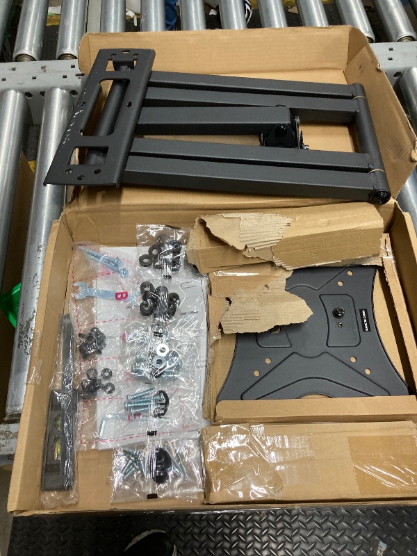 Photo 1 of *Scratched* MOUNT PRO Full Motion Long Arm TV Wall Mount for Most 26-65 inch TVs, Max VESA 400x400mm and 77 lbs, with 37.4 inch Swivel Extension Arm, For Single Stud
