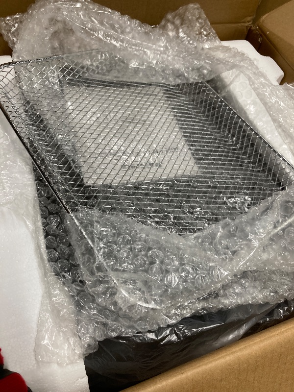 Photo 1 of *PARTS ONLY* SELLING AS IS* 19QT Air Fryer Toaster Oven with Convection, 5-in-1 Countertop Cooker, Visible Window, Oil Free, 1500W, Black