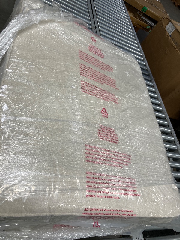 Photo 1 of ***THERE ARE NO ARMS INCLUDED AND IT IS ONLY ONE SIDE OF THE COUCH***AAQZ 87" Comfy Sofa for Living Room, 3 Seater Chenille Fabric Couch for Small Space, WHITE***THERE ARE NO ARMS INCLUDED AND IT IS ONLY ONE SIDE OF THE COUCH***