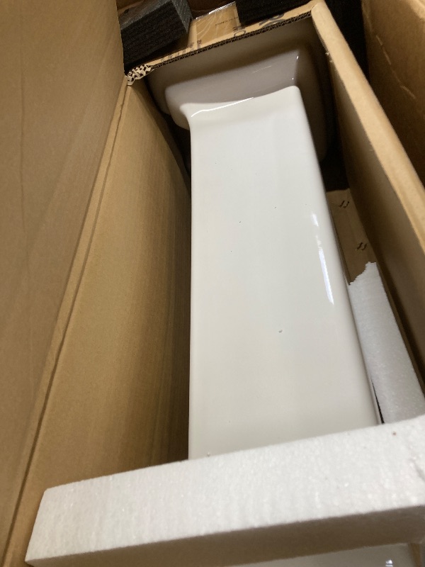 Photo 1 of ***THIS IS JUST THE PEDISTAL**SINK IS NOT INCLUDED***Fine Fixtures Roosevelt Bathroom Pedestal Sink – 18-Inch Small Pedestal Sink, Durable Vitreous China Ceramic with Single Hole Bathroom Sink Faucet – Ideal for Modern Bathrooms***THIS IS JUST THE PEDISTA