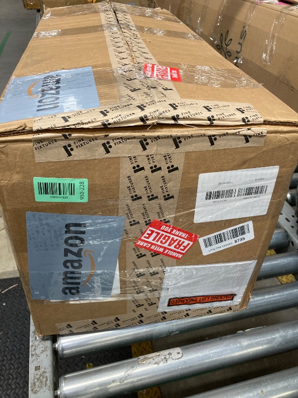 Photo 1 of ***THIS IS JUST THE PEDISTAL**SINK IS NOT INCLUDED***Fine Fixtures Roosevelt Bathroom Pedestal Sink – 18-Inch Small Pedestal Sink, Durable Vitreous China Ceramic with Single Hole Bathroom Sink Faucet – Ideal for Modern Bathrooms***THIS IS JUST THE PEDISTA