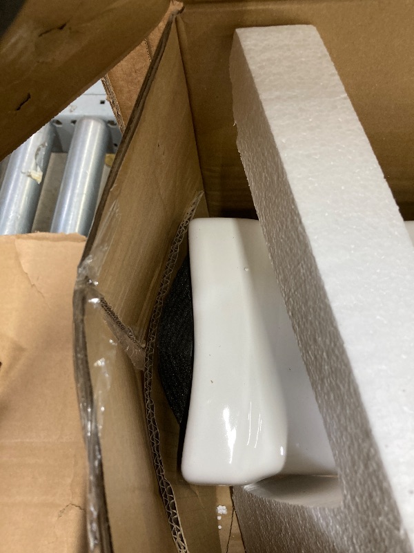 Photo 1 of ***THIS IS JUST THE PEDISTAL**SINK IS NOT INCLUDED***Fine Fixtures Roosevelt Bathroom Pedestal Sink – 18-Inch Small Pedestal Sink, Durable Vitreous China Ceramic with Single Hole Bathroom Sink Faucet – Ideal for Modern Bathrooms***THIS IS JUST THE PEDISTA