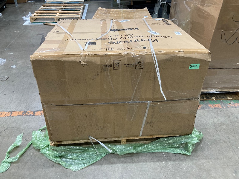 Photo 1 of Kenmore Deep Freezer - Chest Freezer, 1 Basket, Garage Ready, Meat Storage, Front Drain, Congelador For Home, Apartment, Basement, Dorm, Shed, Cottage, Manual Defrost, Stand Up, 8.7 Cubic Feet, White