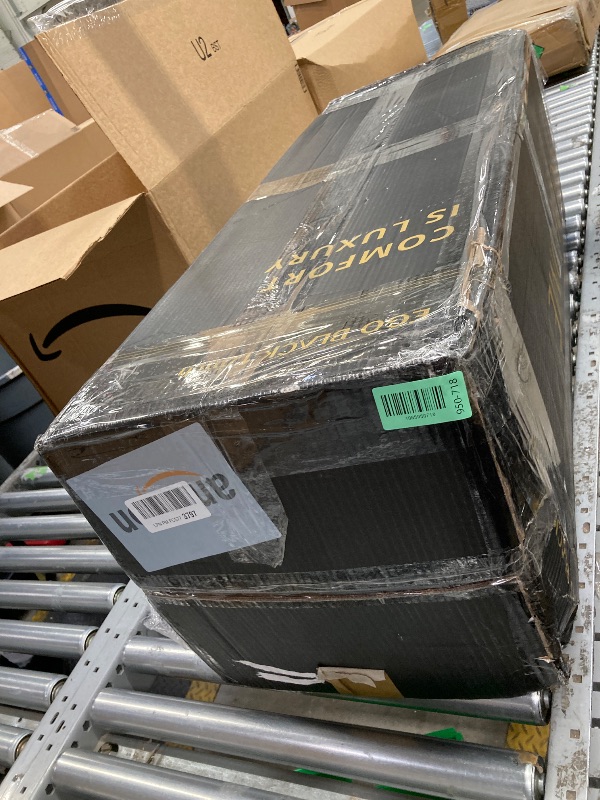 Photo 1 of *FACTORY SEALED* MLILY EGOHOME 12 Inch Twin XL Mattress, Copper Gel Cooling Memory Foam Mattress for Back Pain Relief,Therapeutic Mattress Bed in a Box, Made in USA, CertiPUR-US Certified, 38x80x12 Black