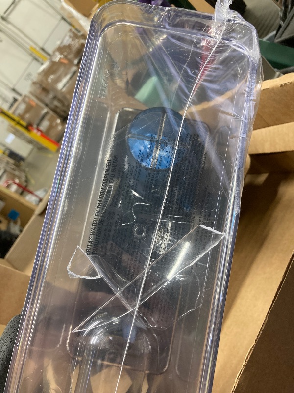 Photo 1 of *Bottom Stand part Damaged* Brita UltraMax Large Water Dispenser with 1 BritaPlus Filter, 27 Cup Capacity, Black (Package May Vary)