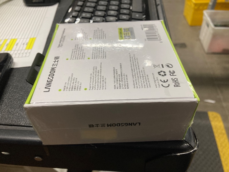 Photo 1 of ***FACTORY SEALED***Langsdom TS19 IPX5 Open-Fit. Open-Ear Bluetooth Earphones with ENC Noise Reduction.