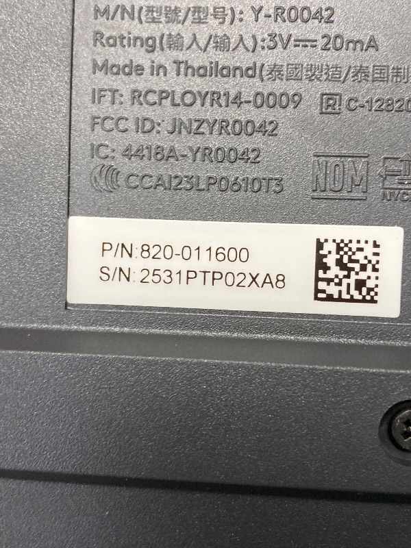 Photo 1 of ***(MISSING PARTS-SELLING AS IS )***Logitech MK270 Wireless Keyboard for Windows, 2.4 GHz, 8 Multimedia Keys, PC, Laptop, Wireless Keyboard Compact - Black
***(BOX RIPPED/TORN)***