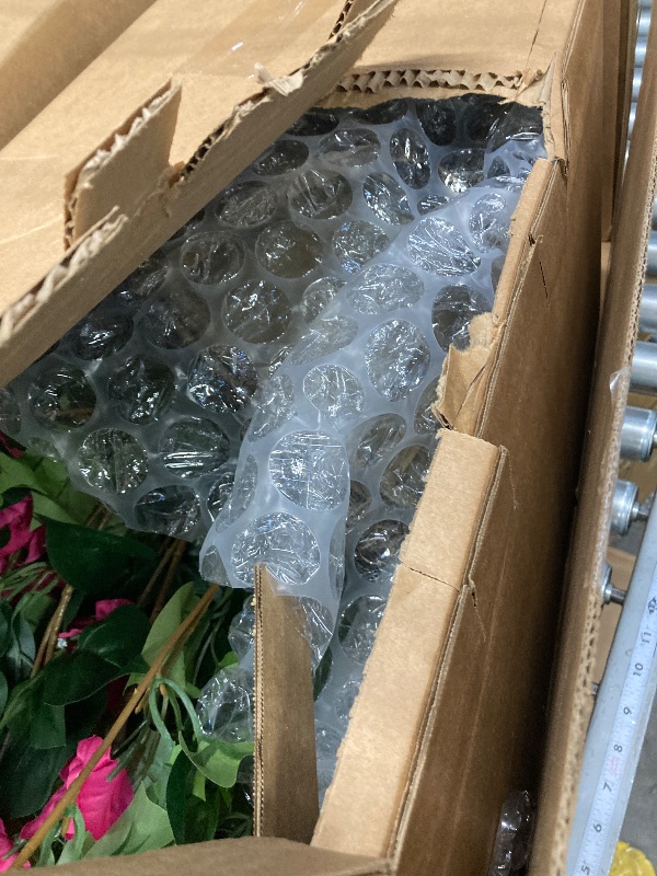 Photo 1 of ****RWEFERENCE****Briful Artificial Bougainvillea Flower Plant 37IN " Bougainvillea Bonsai Tree with Black Pot Silk Bougainvillea Floral Centerpiece for Home Office Dining Table Shelf Bathroom Decor(Hot Pink)