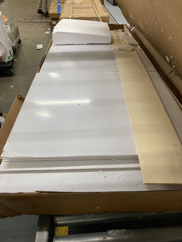 Photo 1 of ***ONLY THE PLASTIC PANELS ARE HERE***NO METAL STRUCTURE***8x12 FT Greenhouse for Outdoors, Polycarbonate Greenhouse with Roof Vent, Ground Nails, Lockable Push Door, Aluminum Large Walk-in Green House for Outside Garden Backyard, Patio, Lawn***ONLY THE P