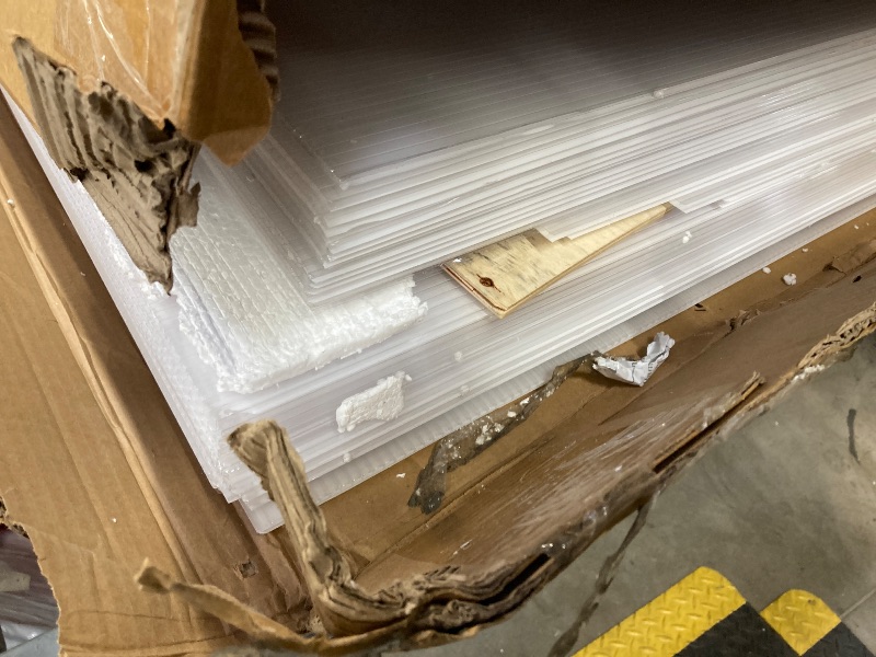 Photo 1 of ***ONLY THE PLASTIC PANELS ARE HERE***NO METAL STRUCTURE***8x12 FT Greenhouse for Outdoors, Polycarbonate Greenhouse with Roof Vent, Ground Nails, Lockable Push Door, Aluminum Large Walk-in Green House for Outside Garden Backyard, Patio, Lawn***ONLY THE P