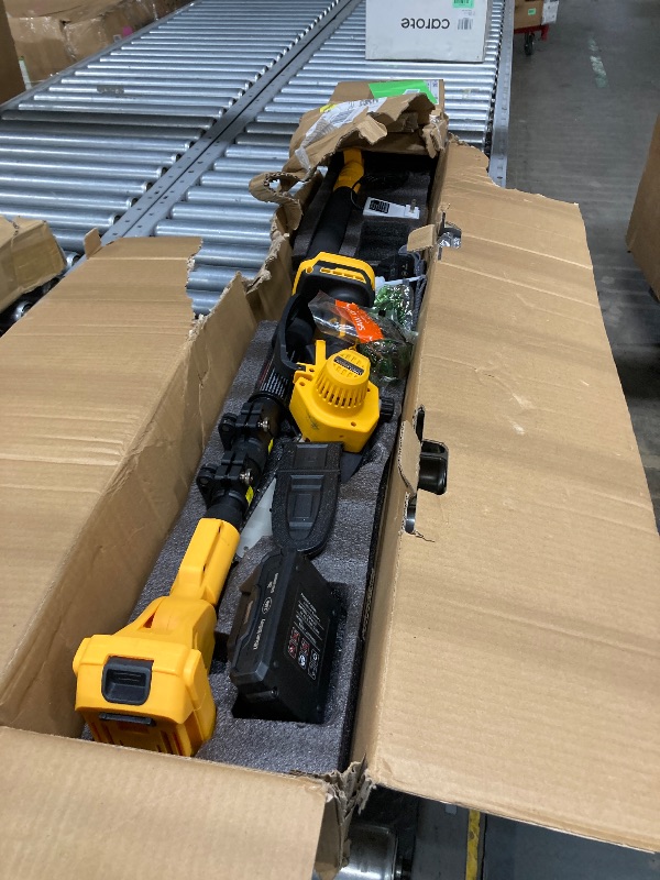 Photo 1 of ***reference***2-in-1 Electric 10-Inch Pole Saw and Chainsaw, Battery Powered Chainsaw Pole Chain Saw, Brushless Motor, 14.5 FT Max Reach Extension Pole for Outdoors Pruning with 1×4.0ah Battery (Battery Included)