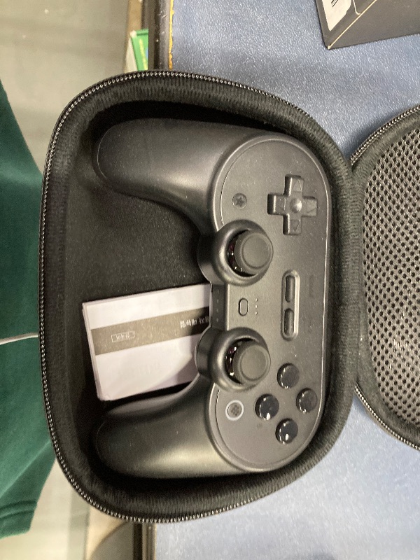 Photo 1 of ***PARTS ONLY***8Bitdo Pro 2 Wireless Bluetooth Controller with Travel Case, Hall Effect Joystick Update, Retro Gamepad for Switch/Switch 2, PC, Android, and Steam Deck & Apple (Black Edition)