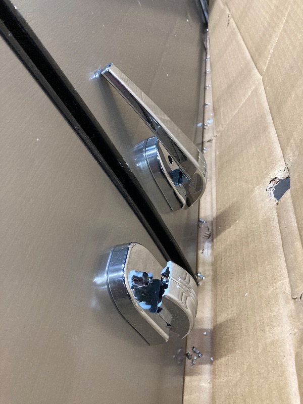 Photo 1 of ***major damage**(*Frigidaire, 2 Door Apartment Size Refrigerator/Freezer Combo, 7.5 cu ft, Platinum Series, Stainless, 23" D x 21.5" W x 55.5" H