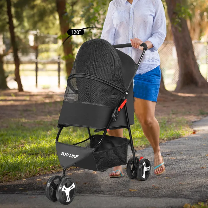 Photo 1 of
Hero image 0 of Zoolike 3 Wheel Pet Stroller Cat Dog Stroller Foldable Jogging Travel Perros Carrier for Small Medium Dogs?Puppy Stroller,Black, 0 of 7
Flash Deal
ZOOLIKE
Zoolike 3 Wheel Pet Stroller Cat Dog Stroller Foldable Jogging Travel Perros Ca