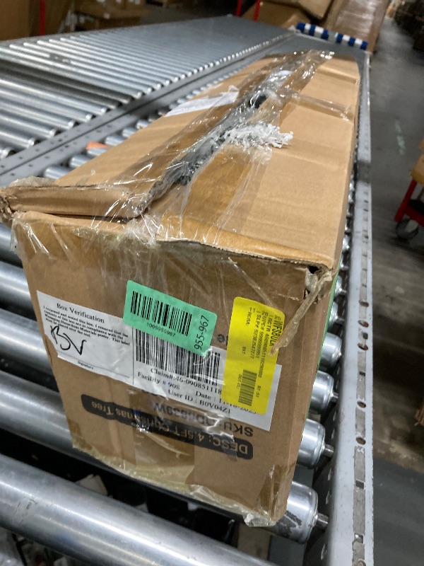 Photo 1 of ***reference***Artificial Christmas Tree Green Tabletop Christmas Tree with Snow Flocked Mini Xmas Pine Tree with Plastic Stand for Indoor Outdoor Holiday Home Decoration