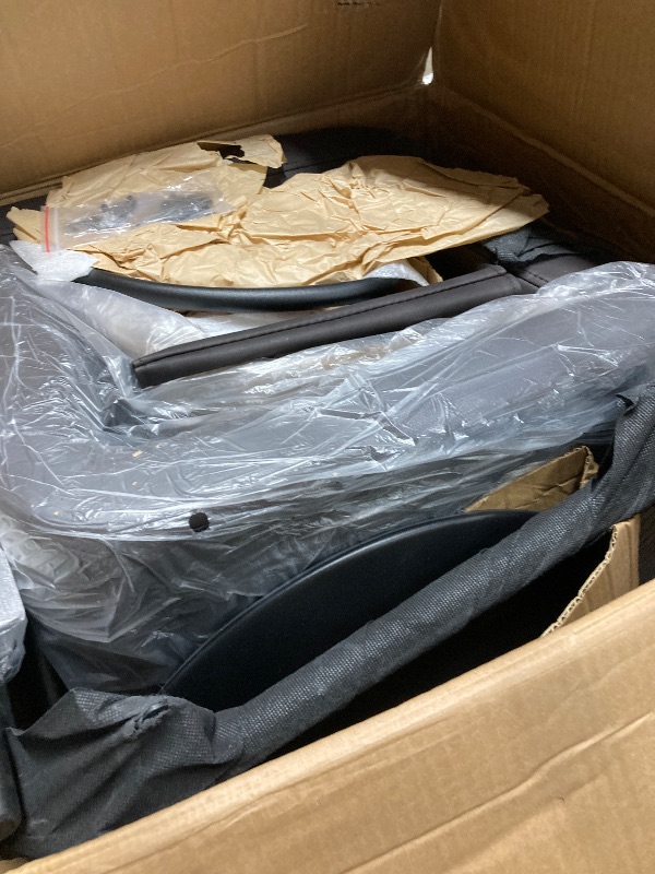 Photo 1 of **********BOX 2 OF 1******** JONPONY Bar Stools Set of 2, Back and Armrest,Vintage Leather Modern Bar Chairs for Home and Kitchen Counter,Black,Low Back