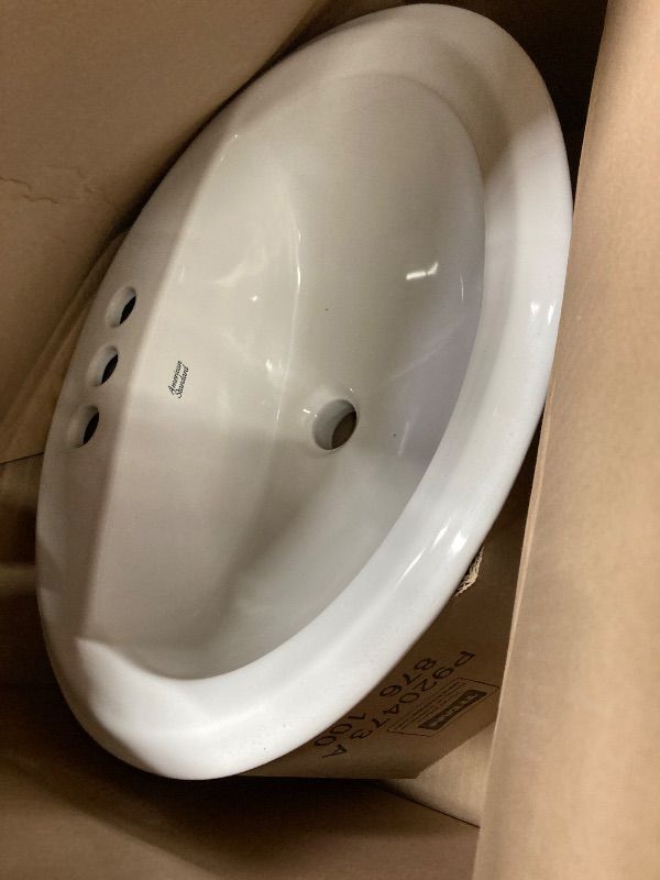 Photo 1 of ***It's used, it's missing parts and it's not known if it worksAmerican Standard 0476028.020 Aqualyn Countertop Sink, White