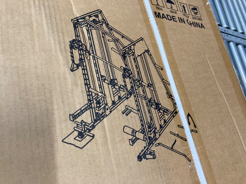 Photo 1 of ***ONLY BOX 4 OF 4 INCLUDED***Leg Press Squat Machine Combo Professional for Home Gym Specialty for Full Lower Body Workout with Linear Bearing and Calf Block***ONLY BOX 4 OF 4 INCLUDED***