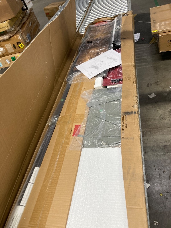 Photo 1 of ///It's used, it's missing parts and it's not known if it works 100%.///// Metal Bunk Bed Twin Over Twin, Industrial Bunkbeds Heavy Duty Bed with Safety Guard Rails and Space-Saving Design, Steel Bed for School, Bedroom (Vintage Brown)