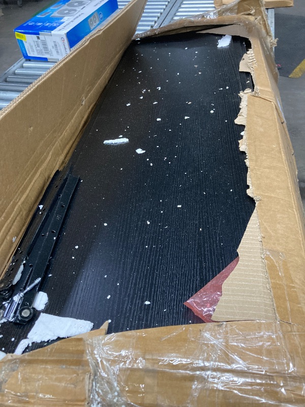 Photo 1 of ***It's used, it's missing parts and it's not known if it works 100%.*****DWVO Natural Rattan 6 Drawer Dresser-Wooden Black Boho Double Dresser Chest of Drawers with Golden Handles-Modern Large Closet Dressers Storage Cabinet for Living Room/Hallway/Entry