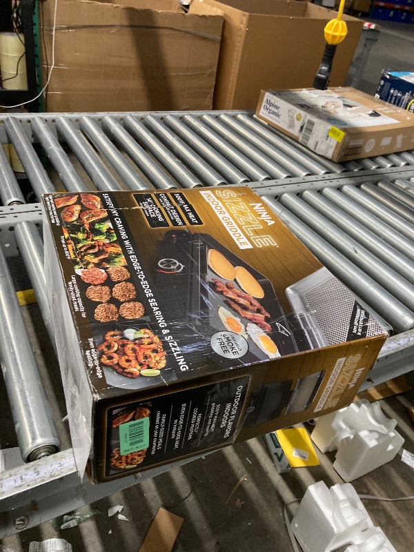 Photo 1 of **used funtional untested Ninja GR100GDL Sizzle 14" Electric Griddle, Indoor, Nonstick, 1450