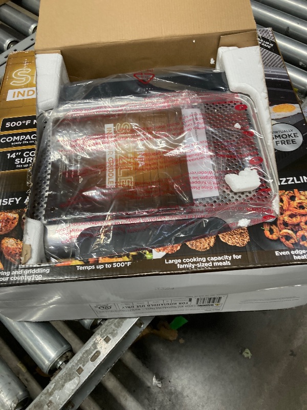 Photo 1 of **used funtional untested Ninja GR100GDL Sizzle 14" Electric Griddle, Indoor, Nonstick, 1450